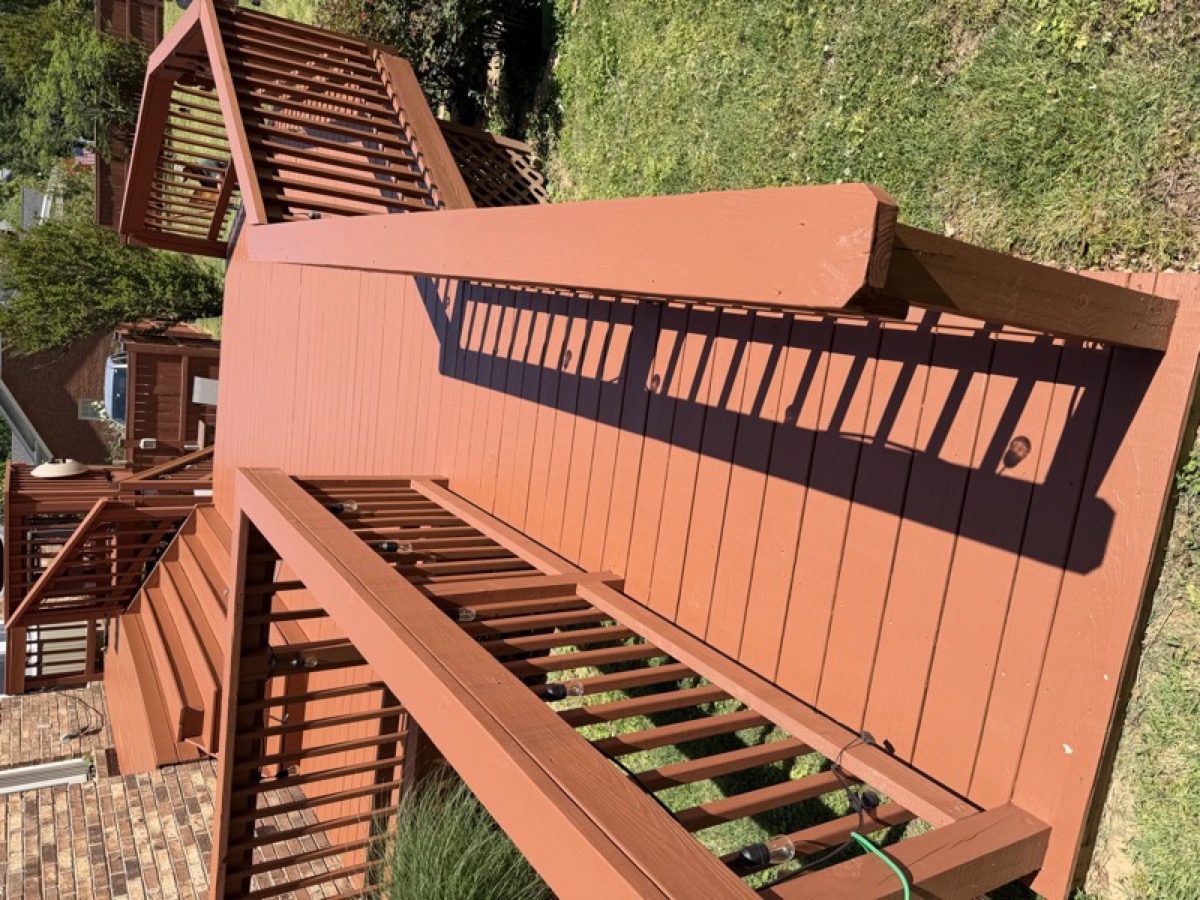Deck sealing project in Gallatin, TN